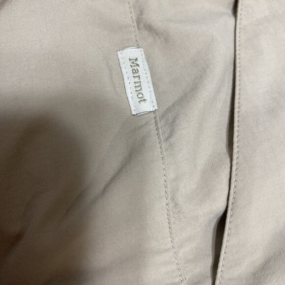MARMOT Beige Straight Leg Flat Front 2 Pockets Chino‎ Women's Pants Size 12 - Picture 7 of 8